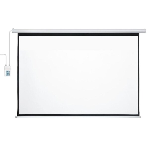 150 Inch Projector Screen Large Motorised Electric Ceiling Wall Mounted Roll Up Down Projection Home Movie Cinema Theatre