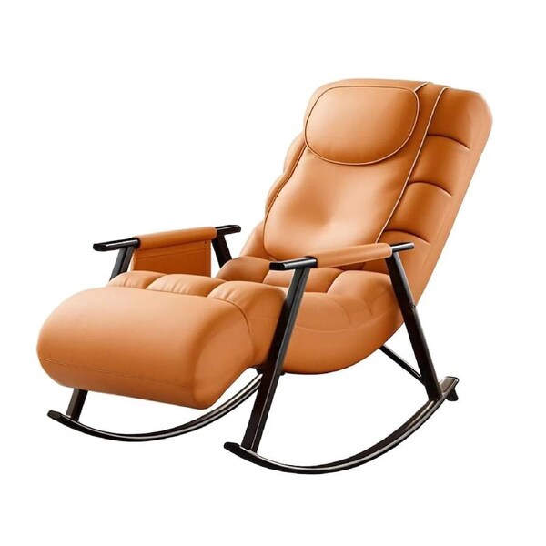 Massage Chair Recliner Rocking Sofa Full Body Massaging Seat Shiatsu Heated Relax Back Neck Shoulder Leg Massager Kneading Vibration Rocker Armchair