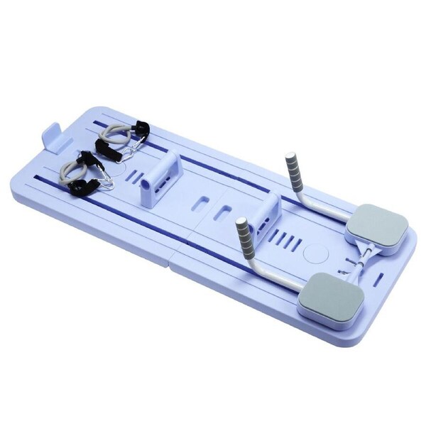 Pilates Board Reformer Abdominal Ab Core Trainer Machine Multifunctional Home Gym Workout Push Up Sliding Exercise Fitness Equipment Resistance Bands