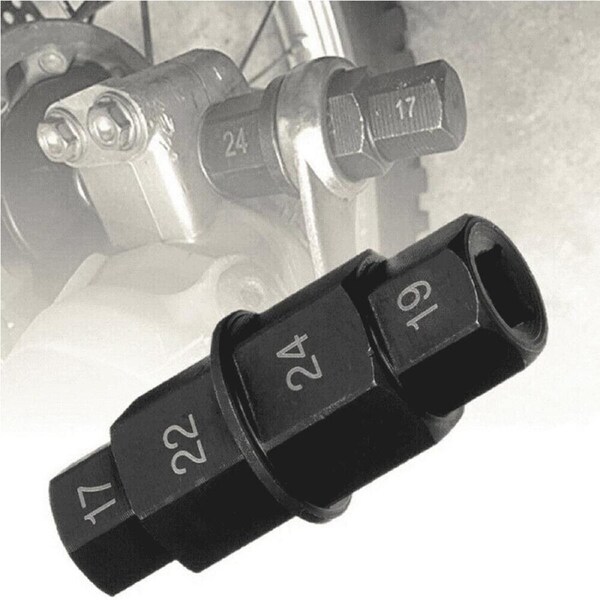 Durable Back Saver Putt Picker Motorcycle Front and Rear Wheel Axle Hex Tool