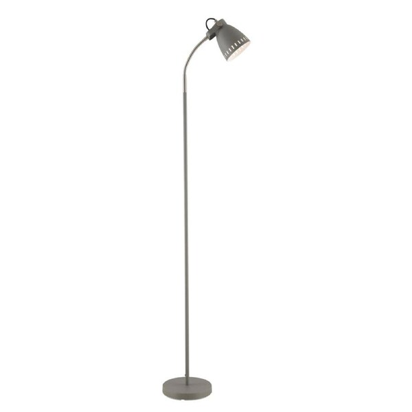 Nova Contemporary Standing Floor Lamp Light Metal Grey