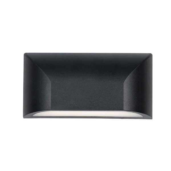 Bloc Modern Wall Lamp Light Polycarbonate Black Opal