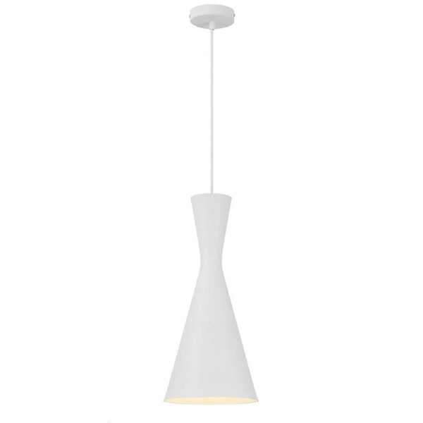 Flero Modern Pendant Hanging Lamp Light Aluminium White Brushed