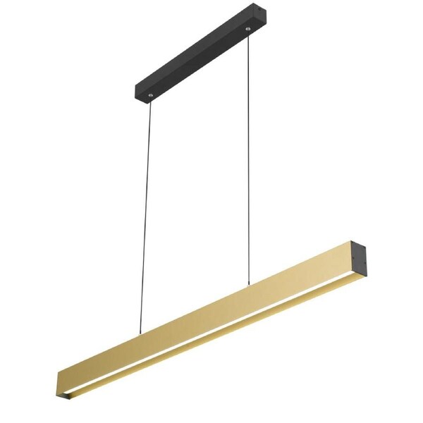 Navaro Modern Pendant Hanging Lamp Light Aluminium Polycarbonate Black Gold Opal