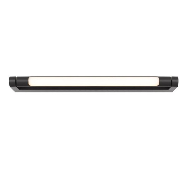 Arvin Contemporary Wall Lamp Light Aluminium Polycarbonate Black Matte