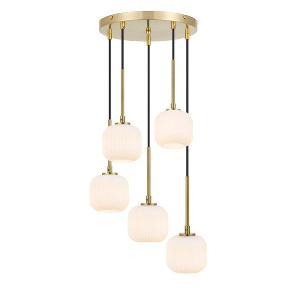 Bobo Modern Pendant Hanging Lamp Light Metal Glass Antique Gold Opal Matt Matte