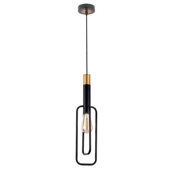 Marvin Modern Pendant Hanging Lamp Light Metal Black Gold