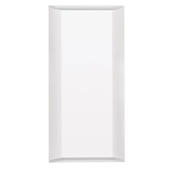 Bloc Modern Wall Lamp Light Polycarbonate White Opal