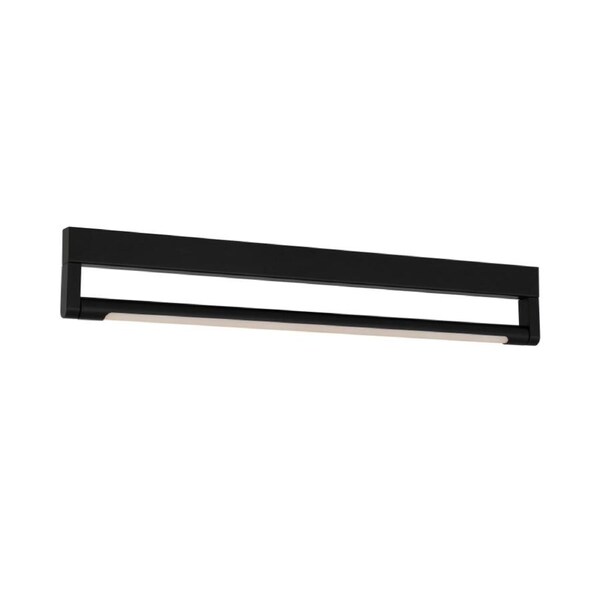 Arvin Contemporary Wall Lamp Light Aluminium Polycarbonate Black Matte