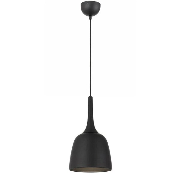 Polk Modern Pendant Hanging Lamp Light Metal Black
