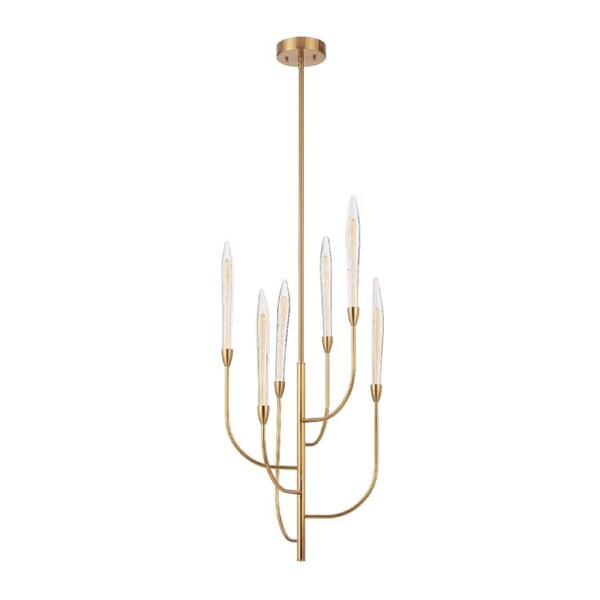 Archer Modern Pendant Hanging Lamp Light Metal Glass Antique Gold Gloss