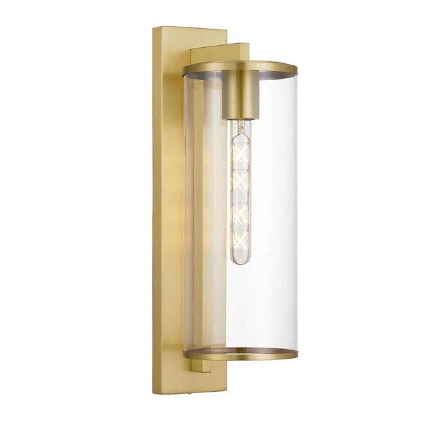 Perova Vintage Wall Lamp Light Glass Solid Brass Brass