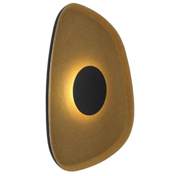 Raxa Industrial Wall Lamp Light Felt Aluminium Acrylic Green Black Textured
