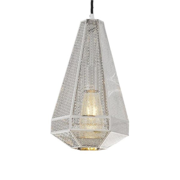 Magnus Contemporary Pendant Hanging Lamp Light Metal Chrome