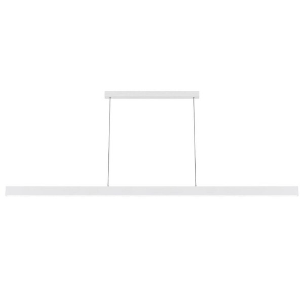 Navaro Modern Pendant Hanging Lamp Light Aluminium Polycarbonate White Opal