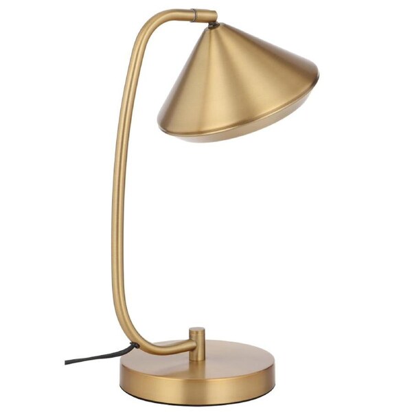 Larson Modern Table Desk Lamp Light Metal Brass Brass