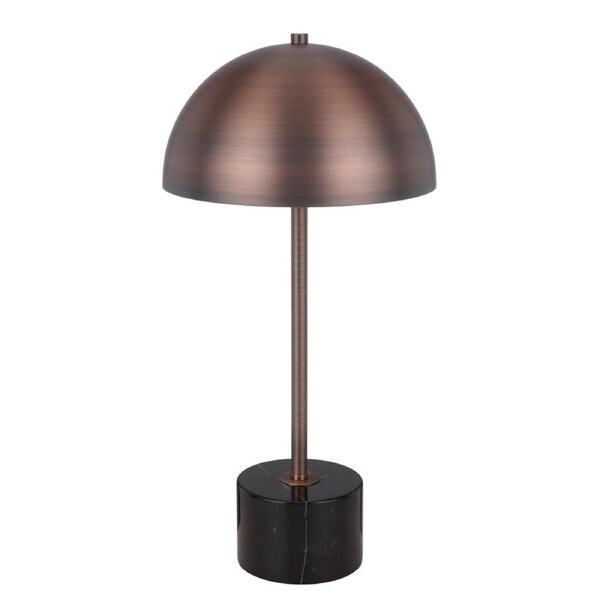 Domez Modern Table Desk Lamp Light Metal Marble Black Marble Bronze