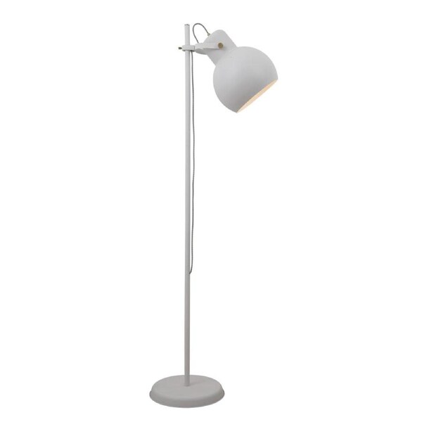 Mento Modern Standing Floor Lamp Light Metal White Matte Sand
