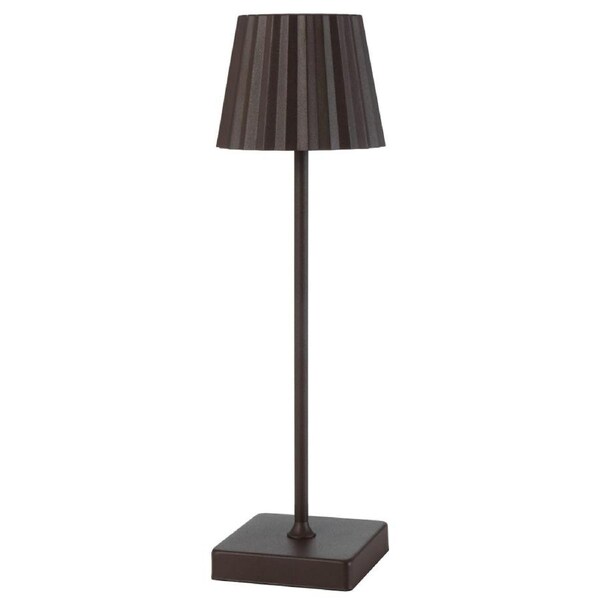 Mindy Modern Table Desk Lamp Light Metal Brown Sand