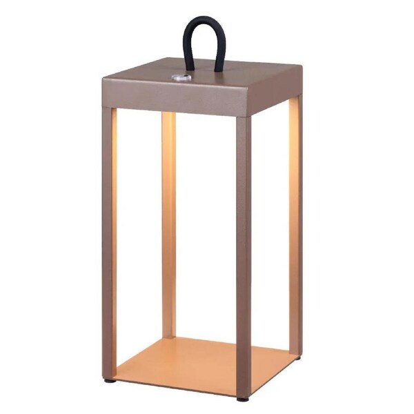 Sotra Modern Table Desk Lamp Light Aluminium Brown Sand