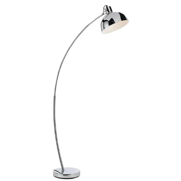 Beat Contemporary Standing Floor Lamp Light Metal Chrome Matte