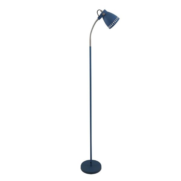 Nova Contemporary Standing Floor Lamp Light Metal Blue