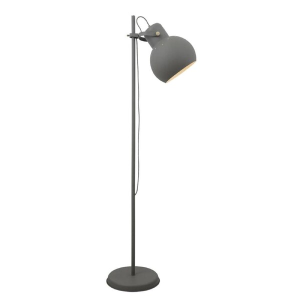 Mento Modern Standing Floor Lamp Light Metal Grey Matte Sand