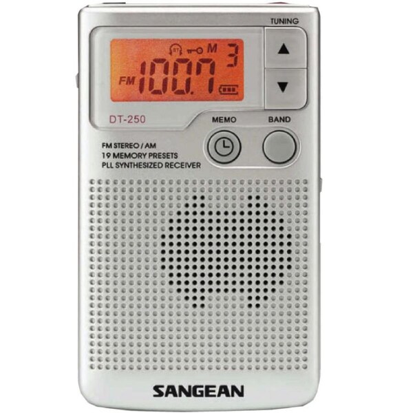 Sangean AM / FM-Stereo PLL Tuning Pocket Radio