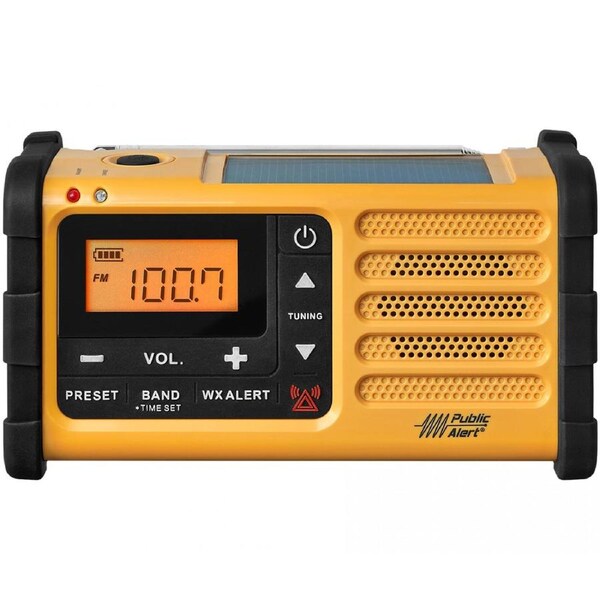 Sangean AM / FM / USB Handcrank Dynamo & Solar Powered Emergency Alert Radio