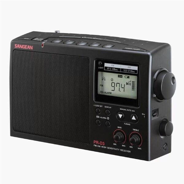 Sangean FM-Stereo / Long Range AM Portable Radio Receiver