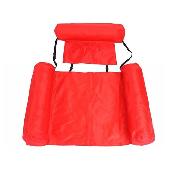 Inflatable Pool Lounge Chair Floating Recliner Seat for Pool Relaxation