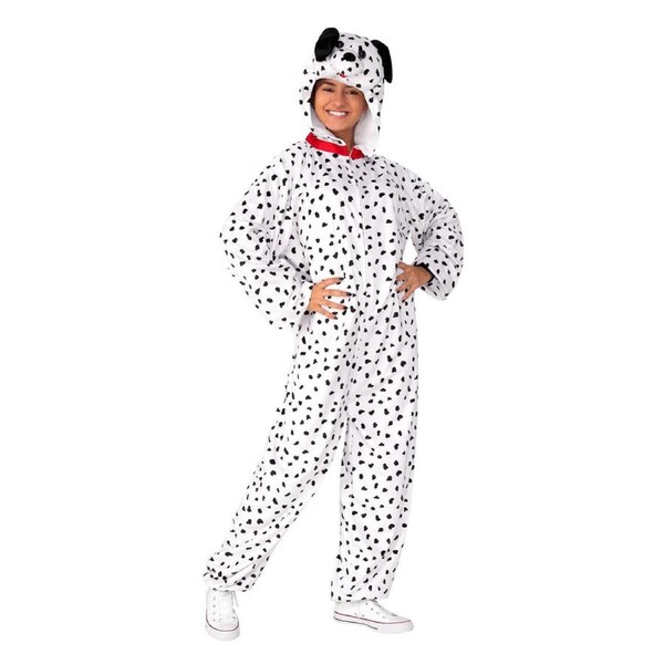 Rubies Dalmatian Furry One Piece Costume Dress Up Halloween Outfit S-M