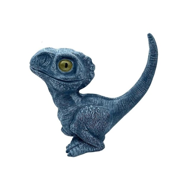 Catzon Jurassic Dinosaur Figurine Real Garden Ornament for Lawn Patio-C