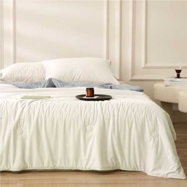 Ice Silk Touch Summer Cooling Comforter Blanket 200 x 230cm Lavender