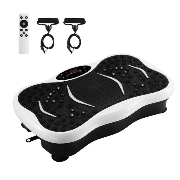 Vibration Platform Machine Plate Fitness Gym Home Exercise Vibrating Shaking Full Body Shaker Workout Stand Shake Board Weight Loss Lymphatic Drainage