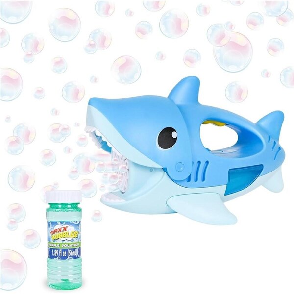 Maxx Bubbles Handheld Shark Bubble Blower