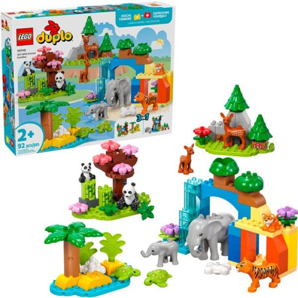LEGO 10446 - Duplo 3in1 Wild Animal Families