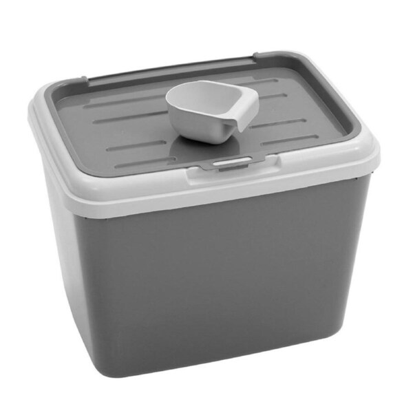 60L Pets Dogs Puppy Food Storage Storer Container w/ Scoop