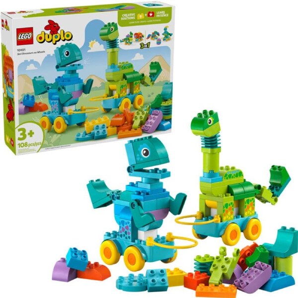 LEGO 10451 - Duplo 3in1 Dinosaurs on Wheels