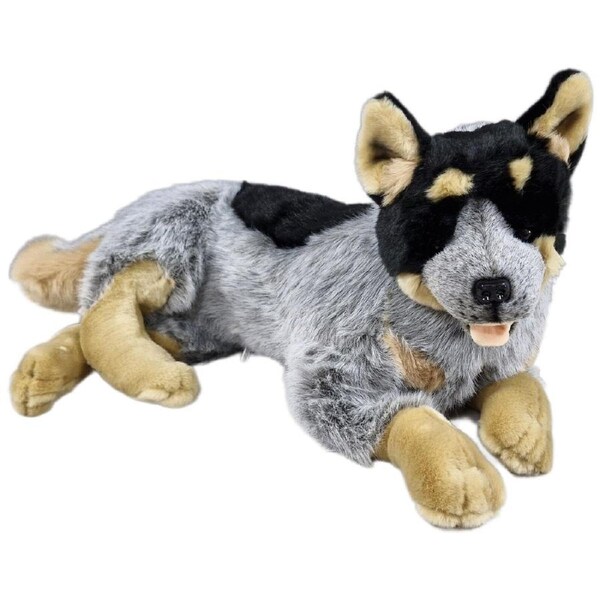 Bocchetta Plush Toys - Dog Blue Heeler Cattle - XL Diesel Belly Pouch Pocket 62cm