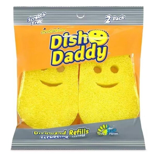 Scrub&nbsp;Daddy Dish&nbsp;Daddy FlexTexture Refill Heads – 2&nbsp;Pack