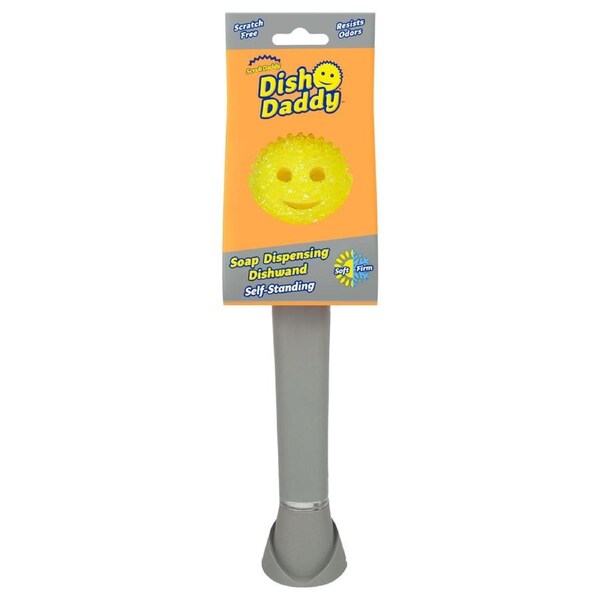 Scrub?Daddy Dish?Daddy Silver Soap-Dispensing Dishwand