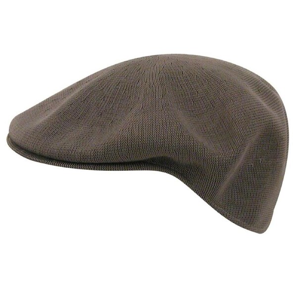 KANGOL Tropic 504 Ivy Cap Mens Light Flat Driving Summer Hat 0287BC - Charcoal - S