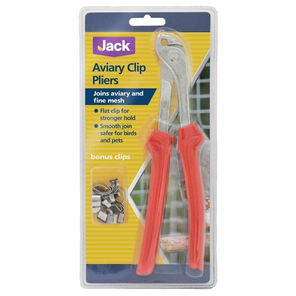 Jack Aviary Mesh Clip Pliers with Bonus 2.5mm Clips - 12407