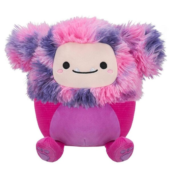 Squishmallows 7.5in Woxie Magenta Bigfoot Stuffed Animal Kids Plush Toy 3y+