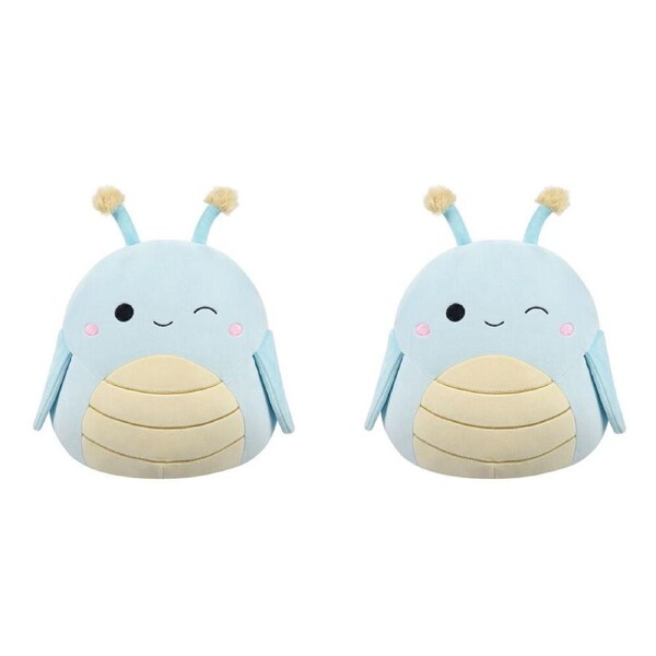 2PK Squishmallows 7.5in Giles Grasshopper Stuffed Animal Kids Plush Toy 3y+