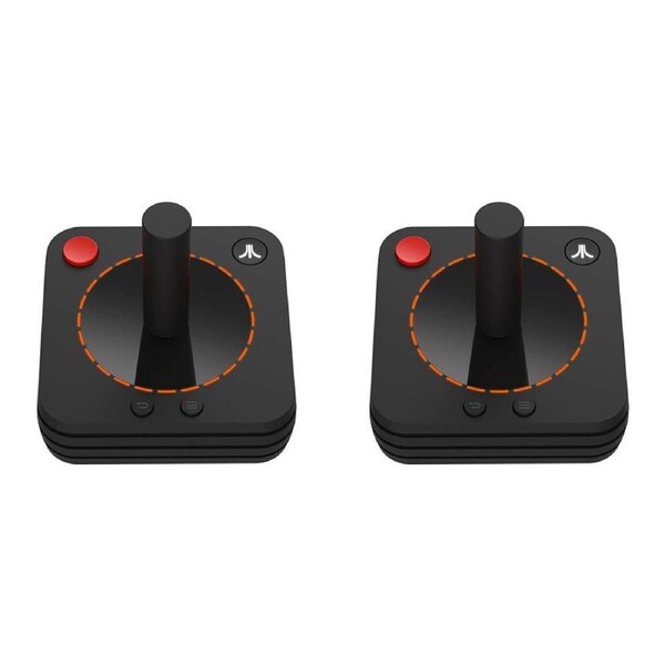 2PK Atari VCS Classic Wireless Joystick Rechargeable Gaming/Computer Controller