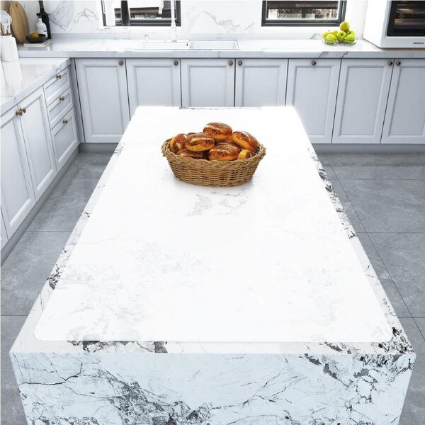 2mm Non-Slip Kitchen Countertop Mat Heat Resistant Waterproof Silicone Translucent Mat 120cm