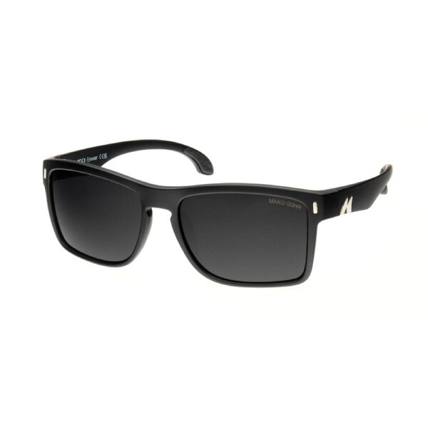 MAKO GT XL 9615 Matte Black Frame Grey HDIR Glass Lens Sunglasses