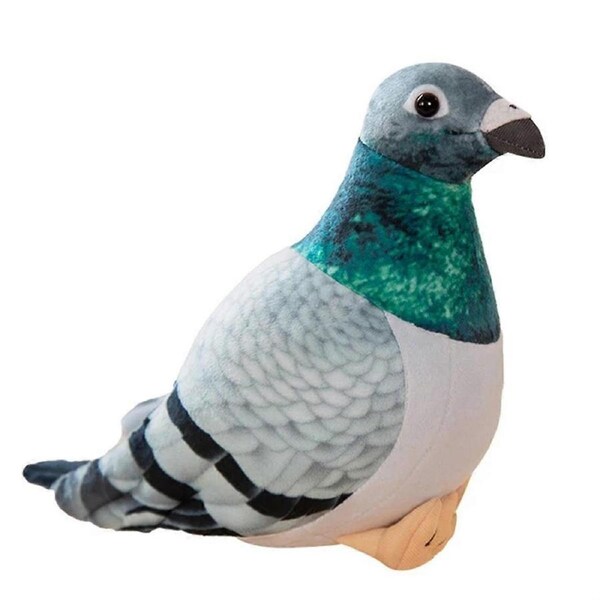 Bird Plush Toy Simulation Pigeon Cute Animal Doll Photography Props Home Decoration Gift